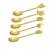 Eugaia Brass Teaspoon Set | Mystical - Eugaia