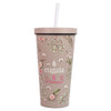 Eugaia Luxe Metal Reusable Tumbler | Floral | 500 ml | Shaaanxo x Eugaia