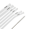 Eugaia Reusable Luxe Glass Straw Set | 6 Clear Straws & 1 Cleaner - Eugaia